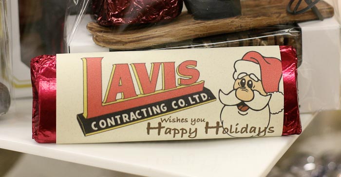 Corporate Christmas Chocolate Bar