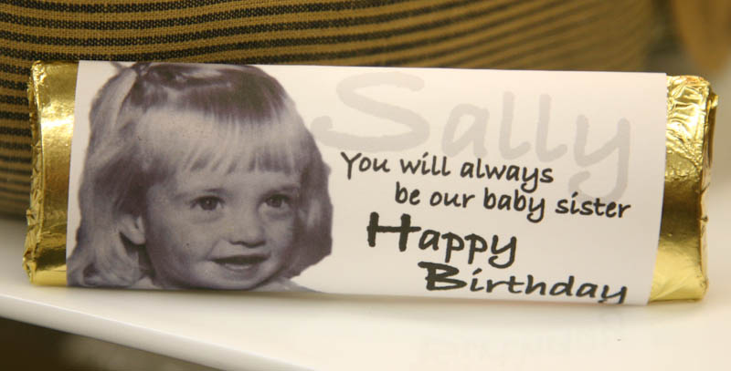 60th Birthday chocolate bar